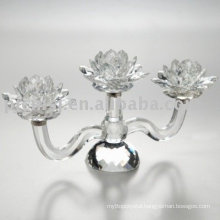 Transparent Antique Crystal Candelabra For Religious Activities